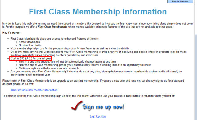 First Class Membership Information.png